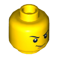 Lego hlava, žlutá (4647015, 6008554)